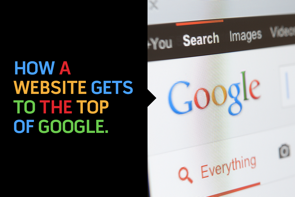 How a website gets to the top of Google