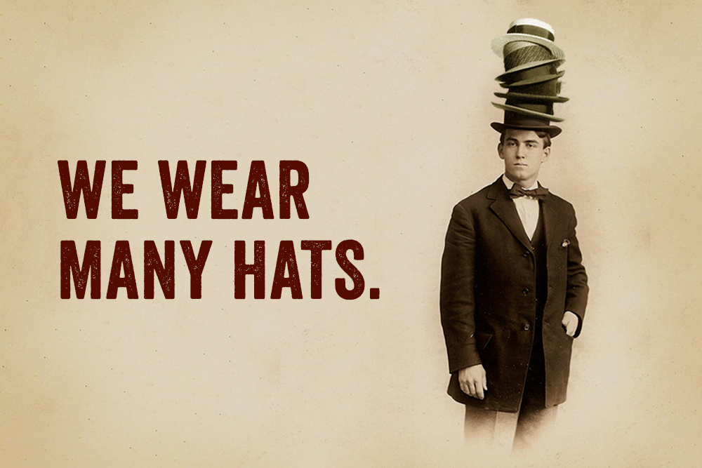 many hats. - Avenue