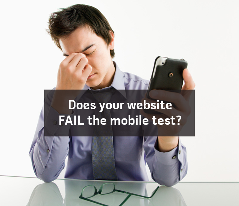 Google's mobile test. Does your website FAIL?